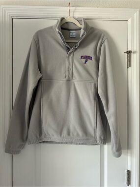 Champion University of Florida Embroidered Light Gray Men's Fleece Pullover
